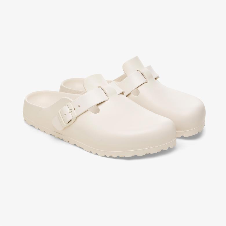 Birkenstock Boston Eva Erkek Krem Terlik