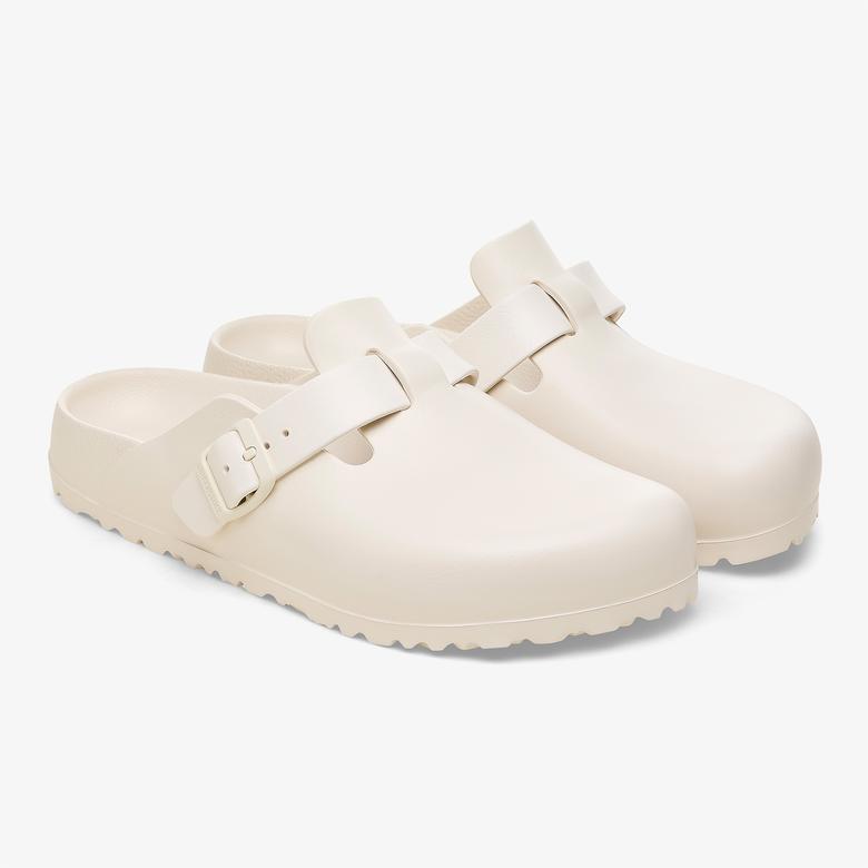 Birkenstock Boston Eva Erkek Krem Terlik