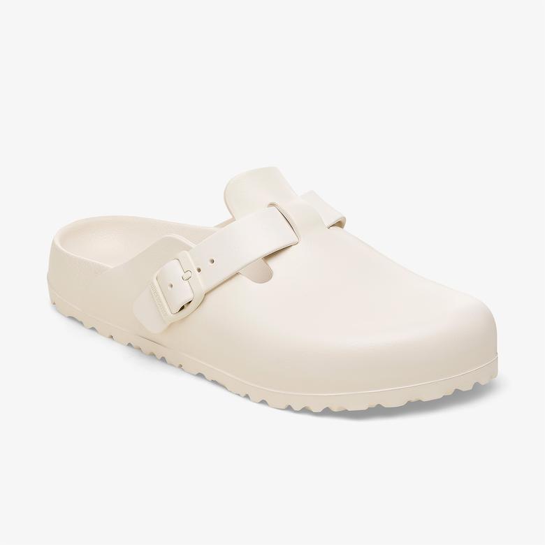 Birkenstock Boston Eva Erkek Krem Terlik