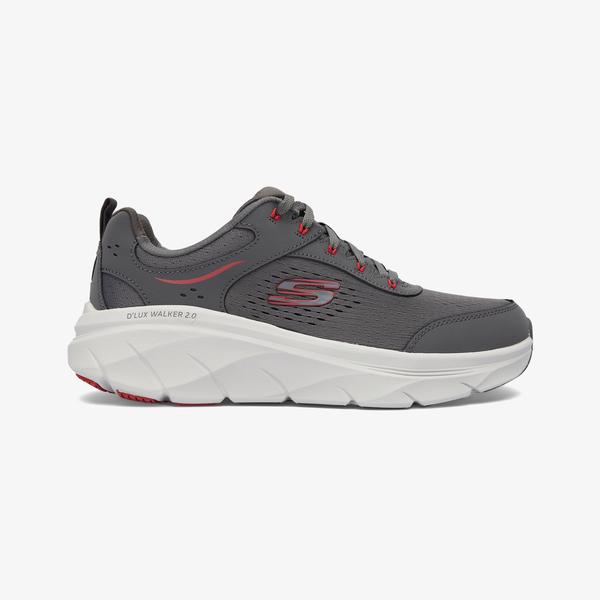 Skechers D'Lux Walker 2.0 - Durven Erkek Gri Spor Ayakkabı