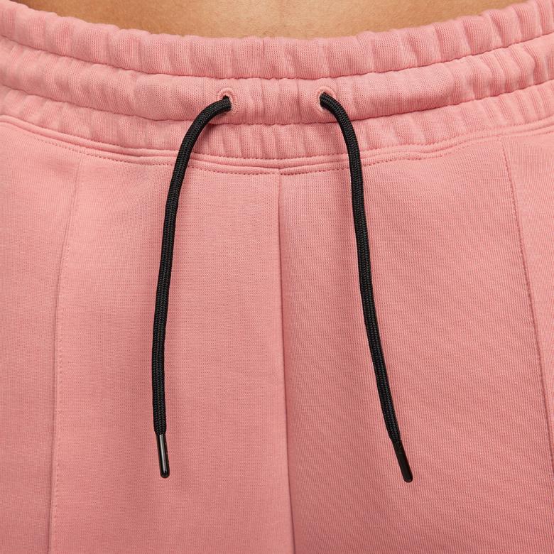 Nike Sportswear Tech Fleece Mid Rise Kadın Pembe Eşofman Altı