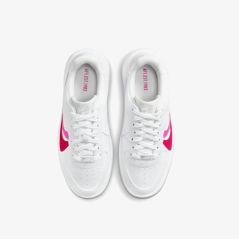 Nike Air Force Platform Kadın Beyaz Sneaker