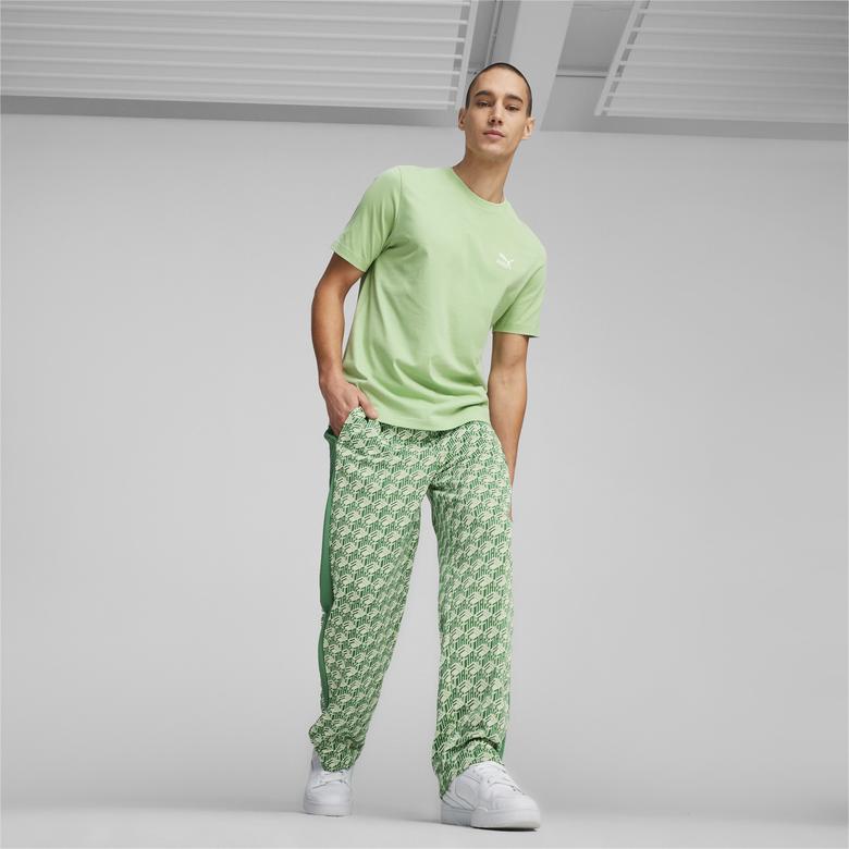 Puma T7 Aop Straight Track Erkek Yeşil Eşofman Altı