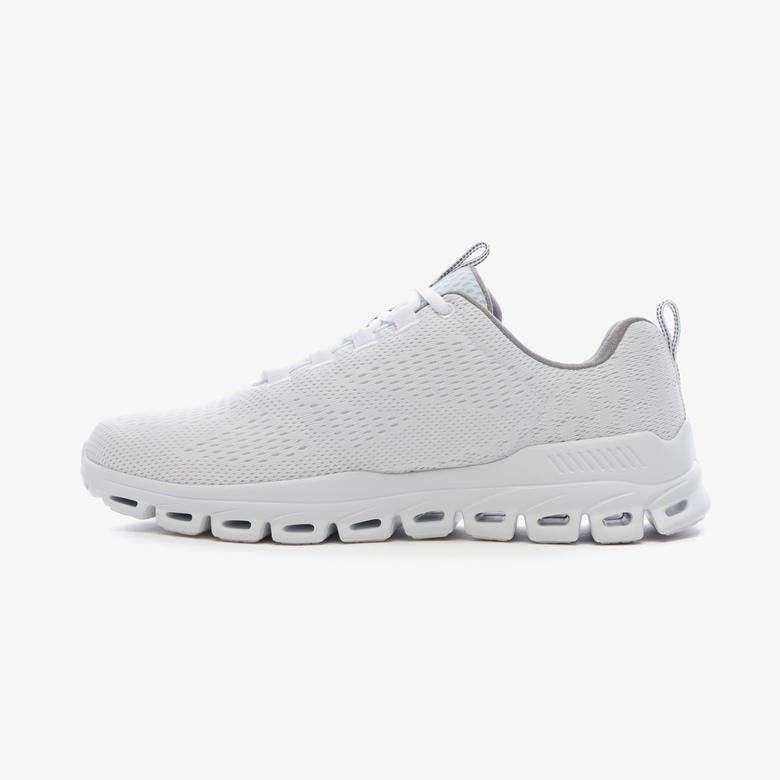 Skechers Glide Step - Fasten Up Erkek Beyaz Spor Ayakkabı