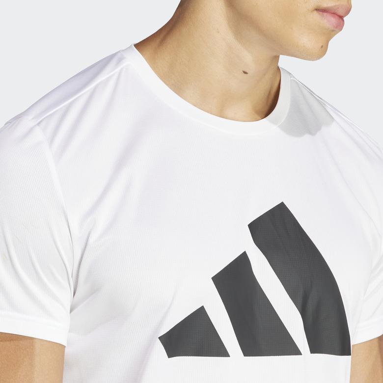 adidas Run It Erkek Beyaz T-Shirt