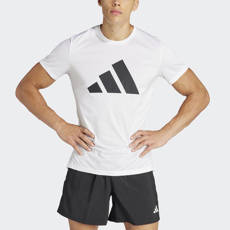 adidas Run It Erkek Beyaz T-Shirt