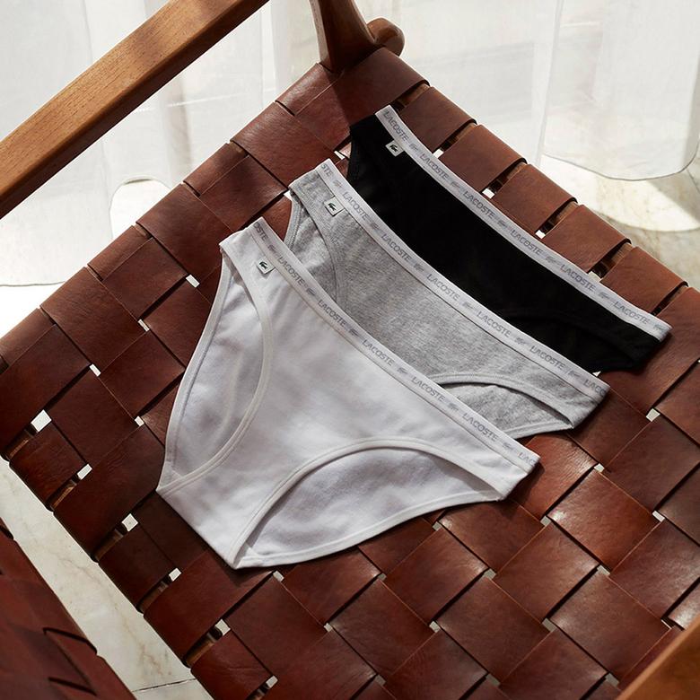 Lacoste Kadın 3'lü Renkli Külot