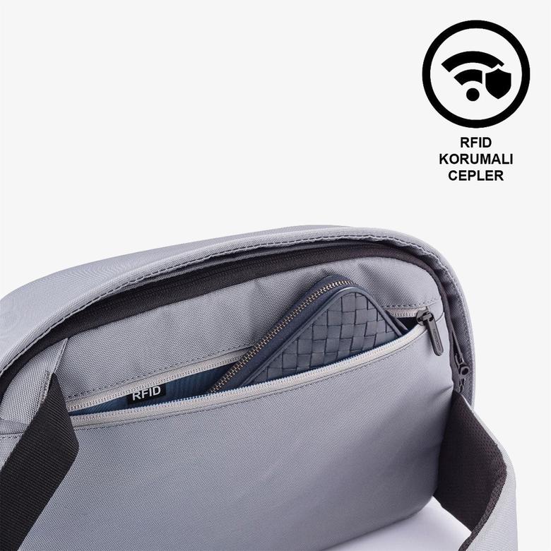 XD Design Bobby Sling Unisex Gri Çanta