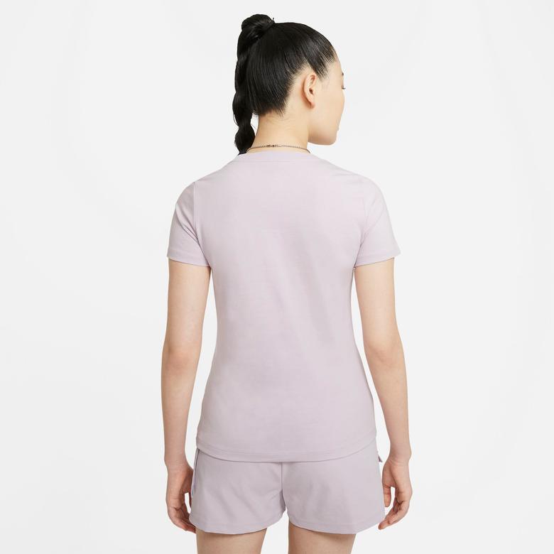 Nike W Nsw Tee Icon Clash Kadın Mor T-Shirt