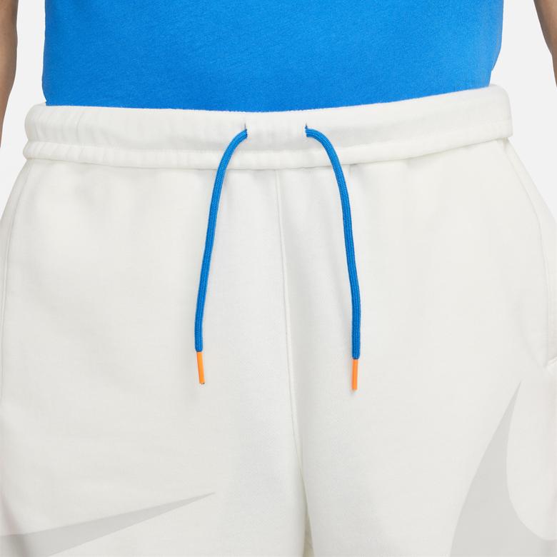 Nike Swoosh French Terry Erkek Beyaz Şort