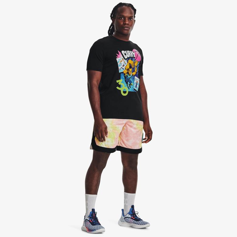 Under Armour Curry Comic Book Erkek Siyah T-Shirt