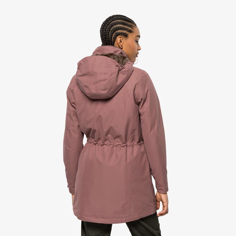 Jack Wolfskin Madison Avenue Waterproof Kadın Pembe Mont