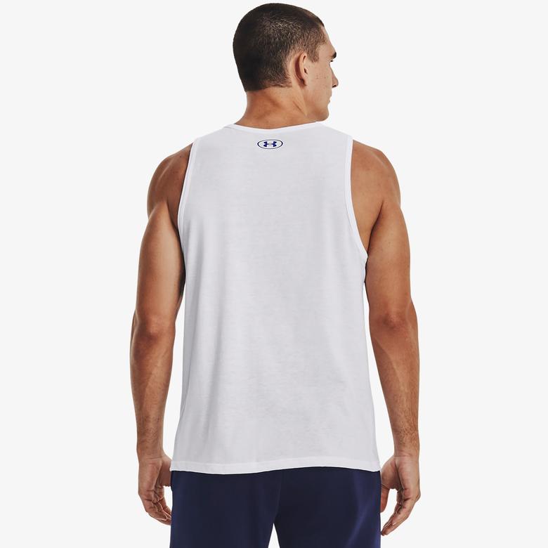 Under Armour UA Sportstyle Logo Erkek Beyaz Atlet