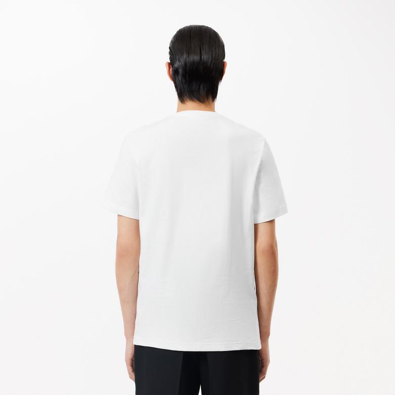 Lacoste Regular Fit Unisex Beyaz T-Shirt