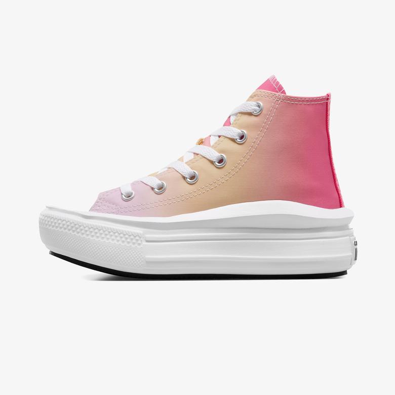 Converse Chuck Taylor All Star Move Çocuk Pembe Platform Sneaker