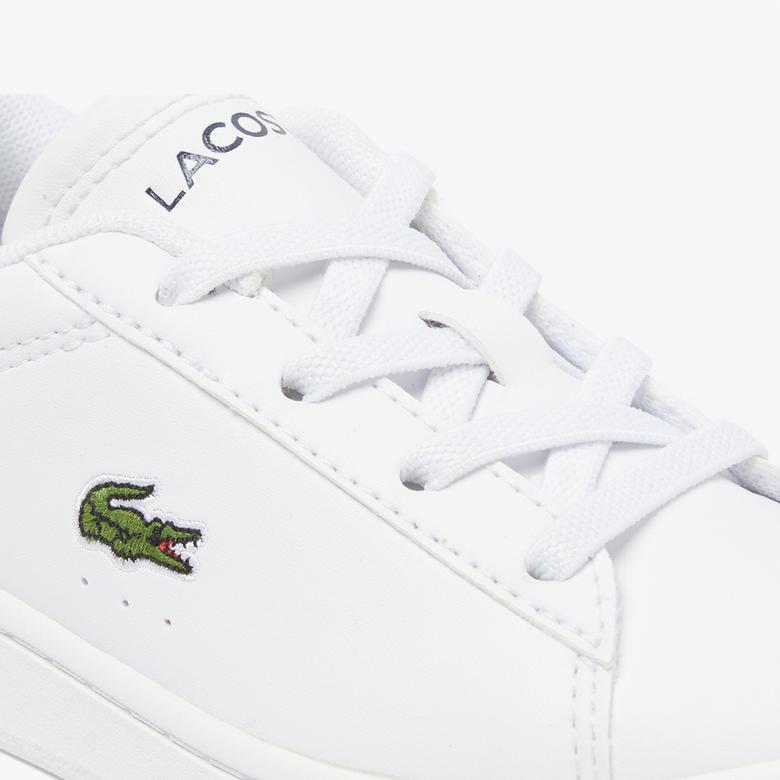 Lacoste Carnaby Çocuk Beyaz/Lacivert Sneaker