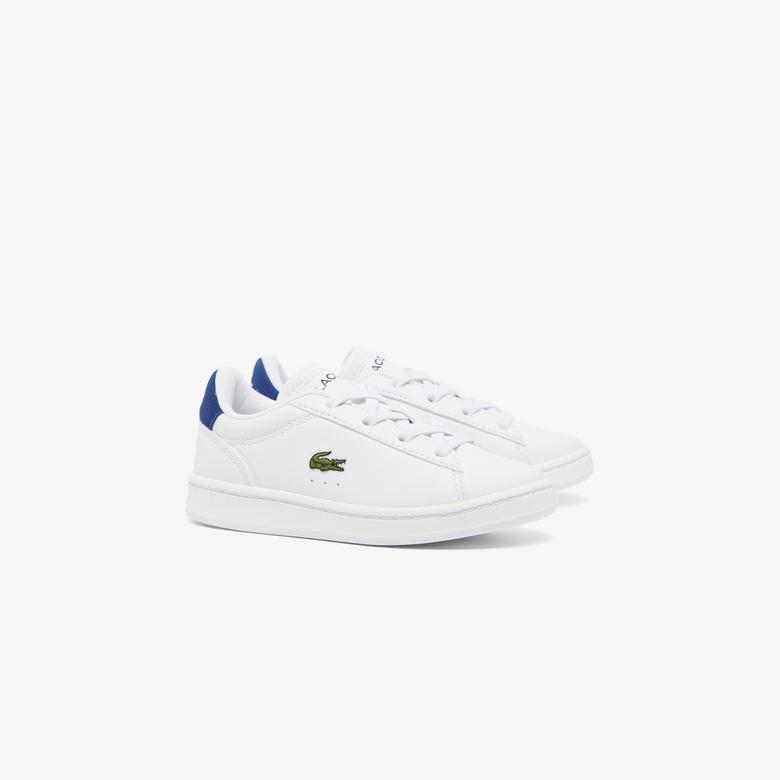 Lacoste Carnaby Çocuk Beyaz/Lacivert Sneaker