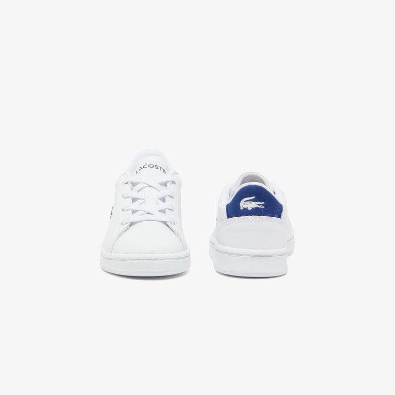 Lacoste Carnaby Çocuk Beyaz/Lacivert Sneaker