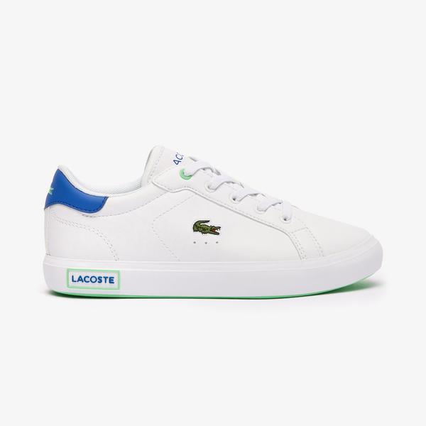 Lacoste Powercourt Çocuk Beyaz Sneaker