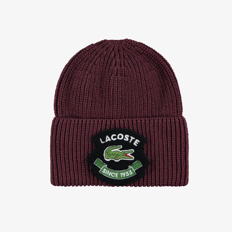 Lacoste Unisex Bordo Bere