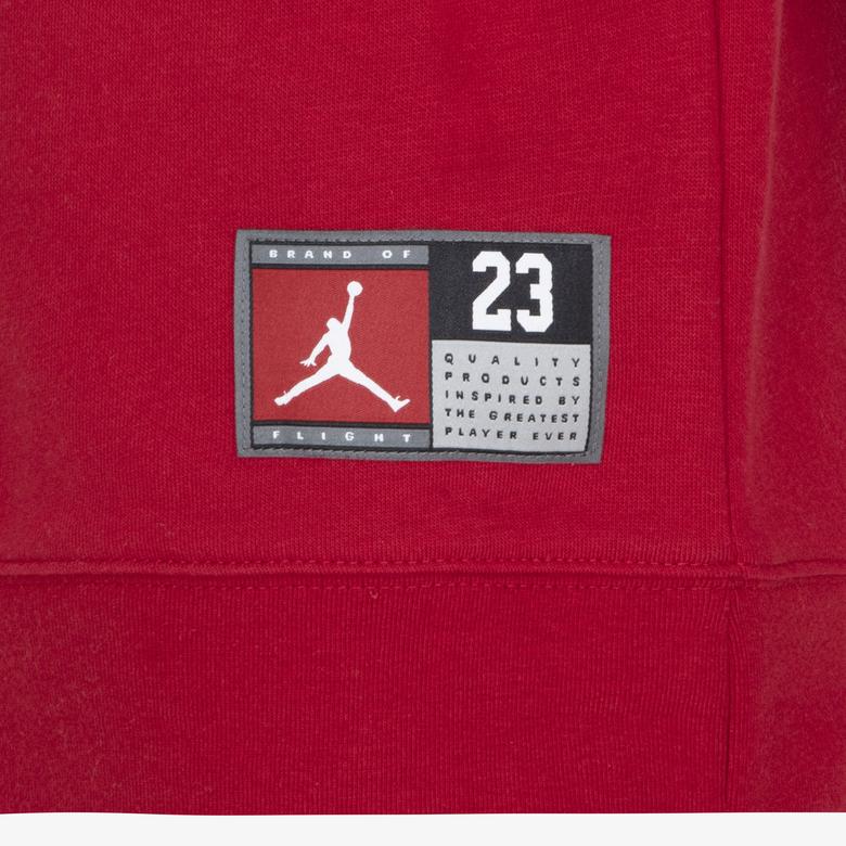 Jordan Hbr Fleece Po Çocuk Kırmızı Günlük Sweatshirt
