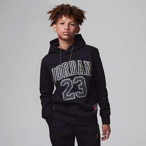 Jordan Hbr Fleece Pullover Çocuk Siyah Sweatshirt