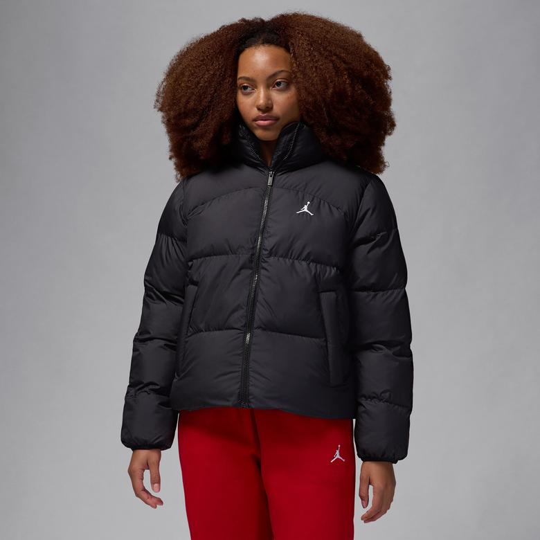 Jordan Puffer Kadın Siyah Mont