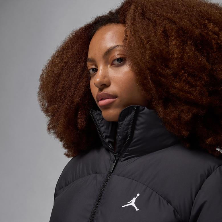 Jordan Puffer Kadın Siyah Mont
