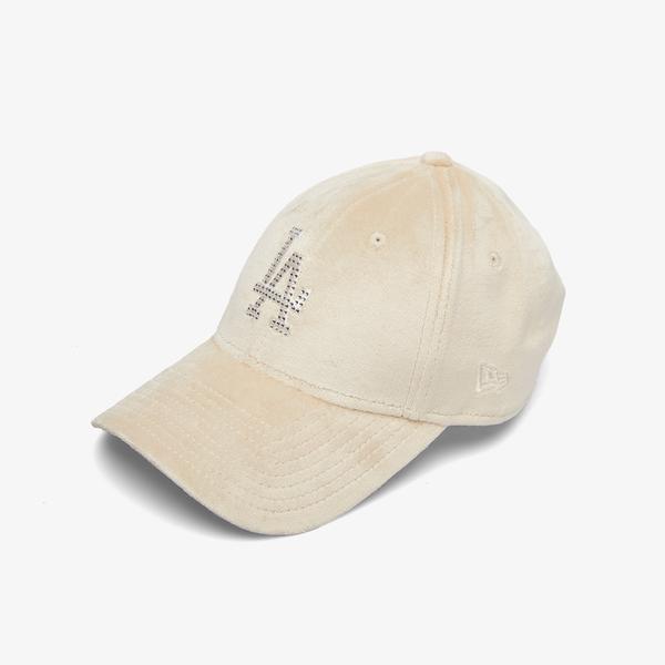 New Era Velour Diamante 9Forty Losdod Kadın Bej Şapka
