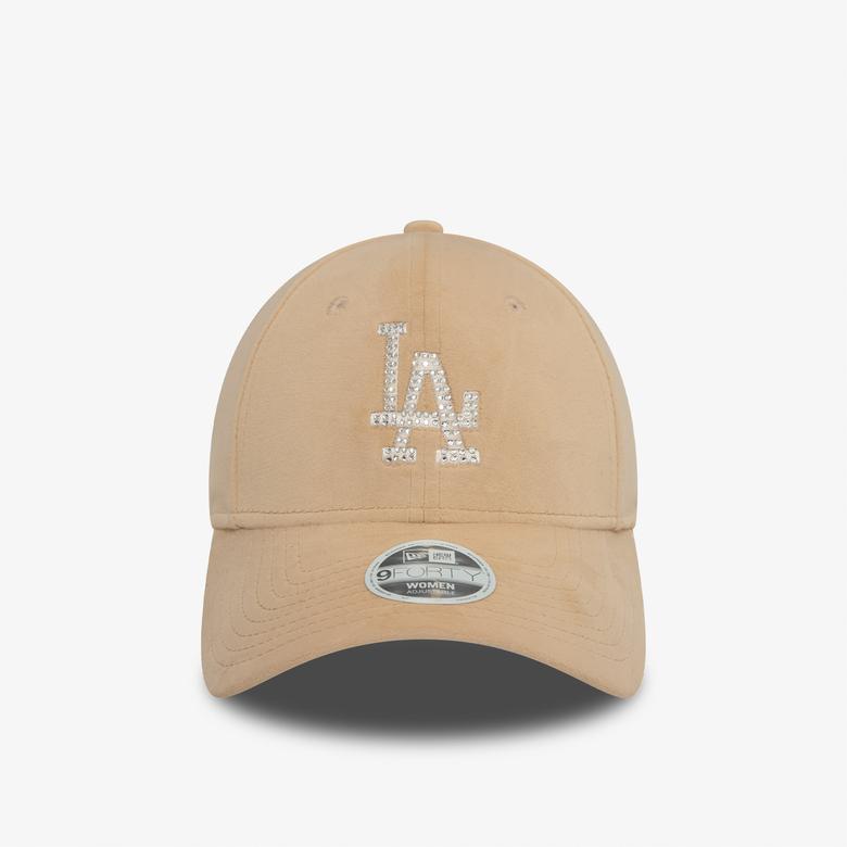 New Era Velour Diamante 9Forty Losdod Kadın Bej Şapka