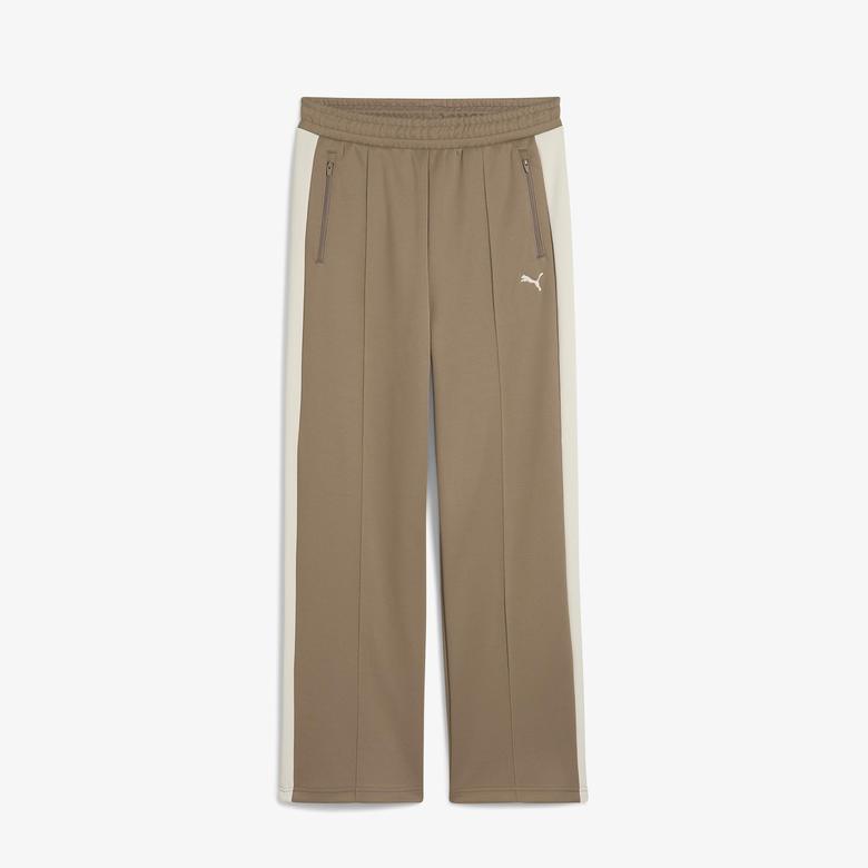 Puma T7 Always On Straight Kadın Kahverengi Eşofman Altı