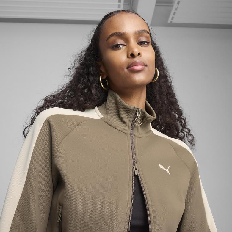 Puma T7 Always On Track Kadın Kahverengi Ceket