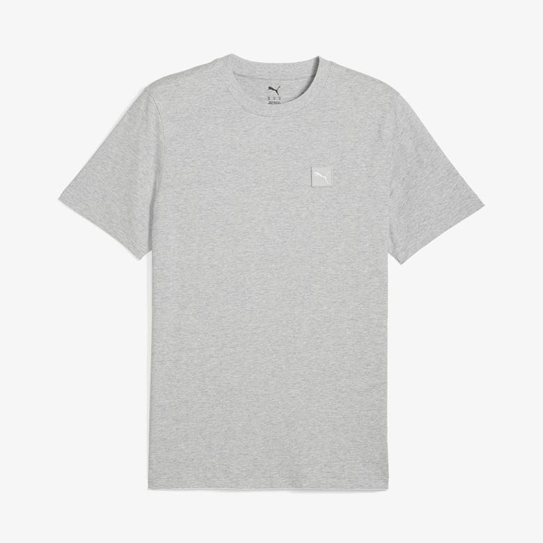 Puma Essentials Elevated Erkek Gri T-Shirt