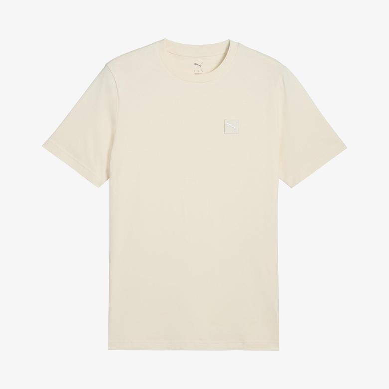 Puma Essentials Elevated Erkek Krem T-Shirt