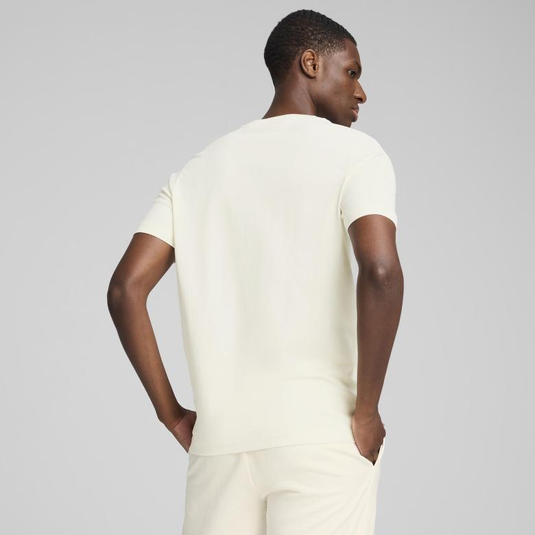 Puma Essentials Elevated Erkek Krem T-Shirt