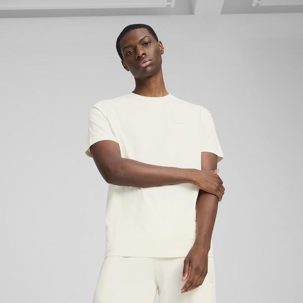 Puma Essentials Elevated Erkek Krem T-Shirt