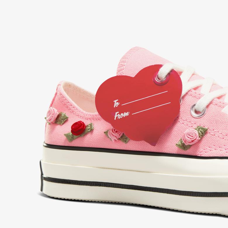 Converse Chuck 70 Roses Unisex Pembe Sneaker
