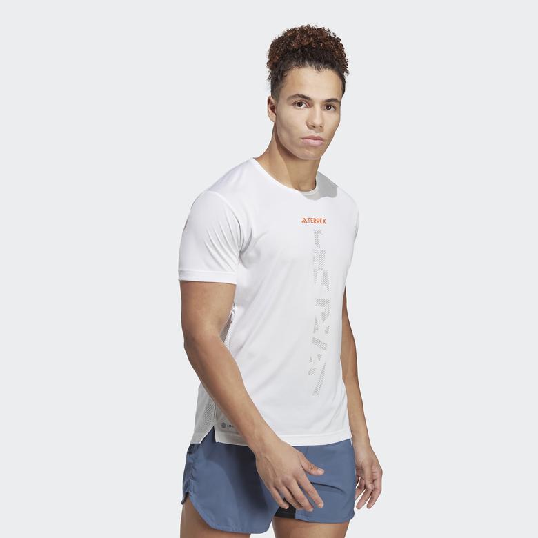 adidas Agravic Trail Erkek Beyaz Koşu T-Shirt