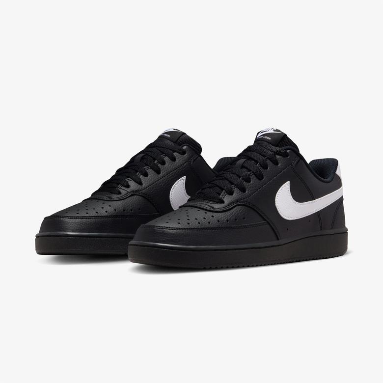Nike Court Vision Lo Erkek Siyah Günlük Sneaker