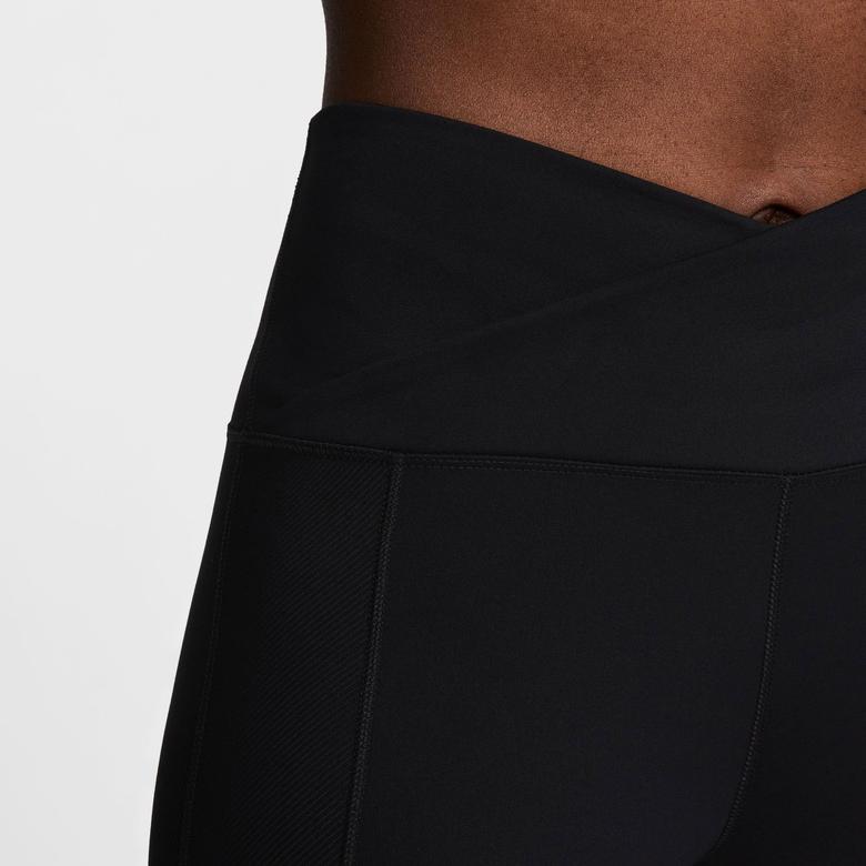 Nike One Yüksek Belli 7/8 Kadın Siyah Günlük Tayt