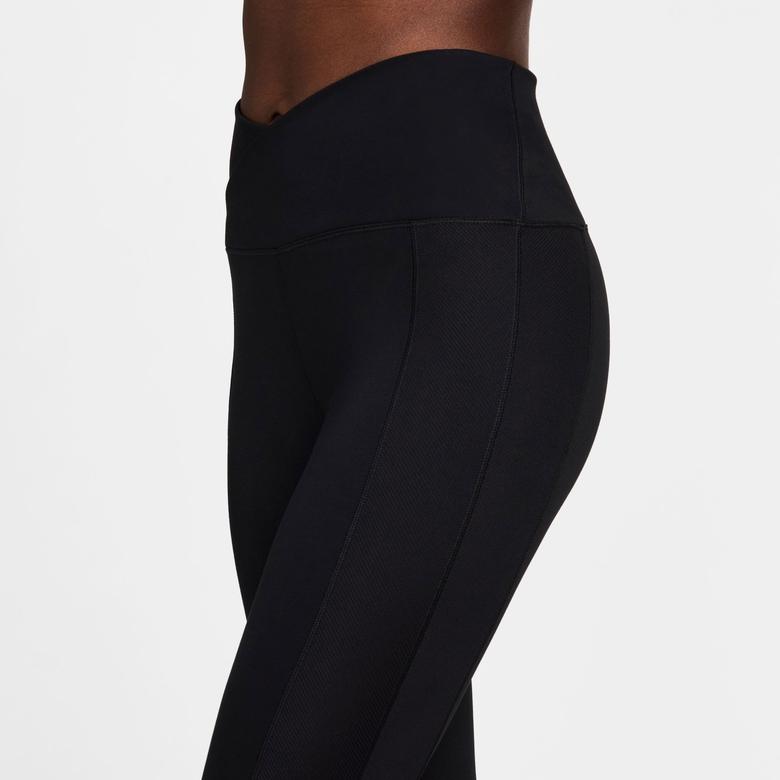 Nike One Yüksek Belli 7/8 Kadın Siyah Günlük Tayt