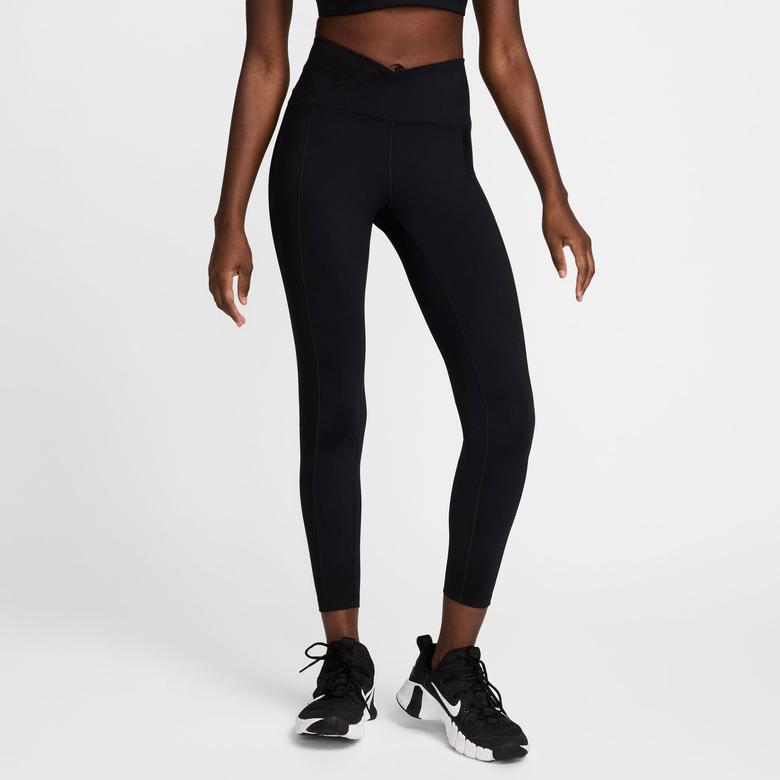 Nike One Yüksek Belli 7/8 Kadın Siyah Günlük Tayt