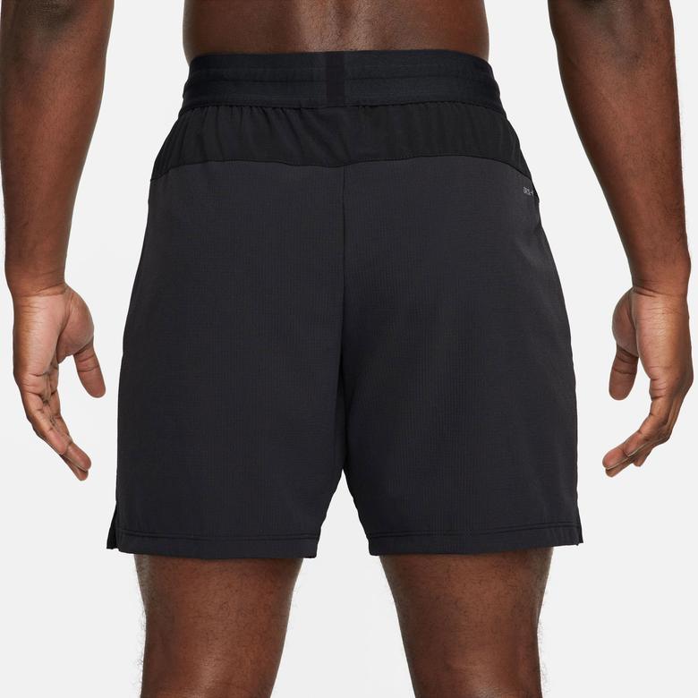 Nike Dri Fit Flex Rep 4.0 Erkek Siyah Koşu Şortu