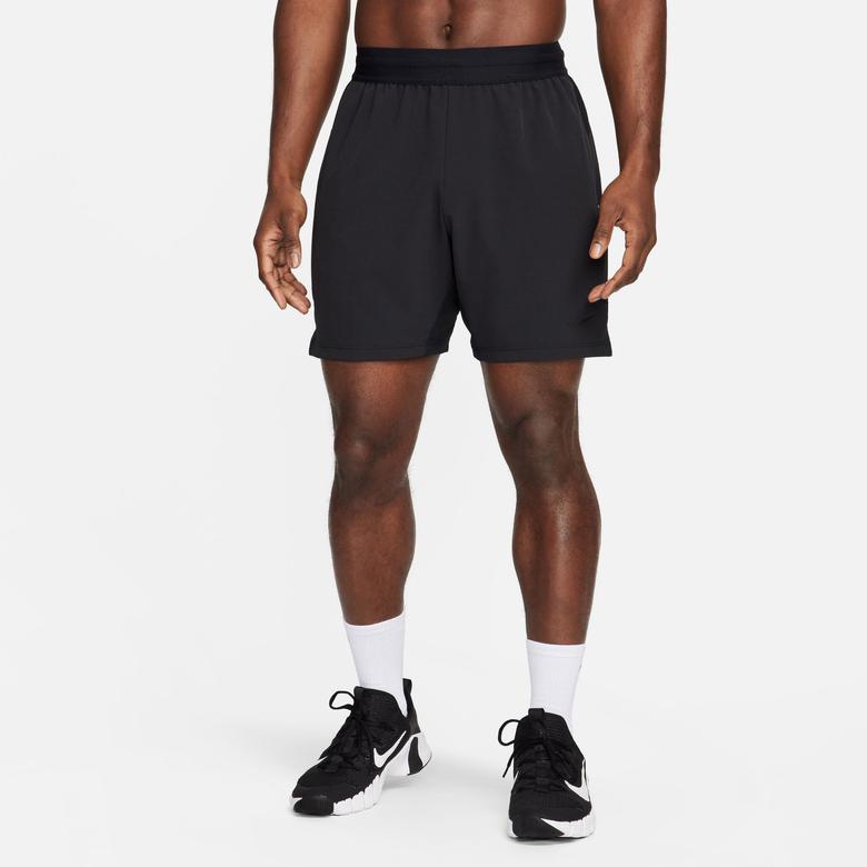 Nike Dri Fit Flex Rep 4.0 Erkek Siyah Koşu Şortu