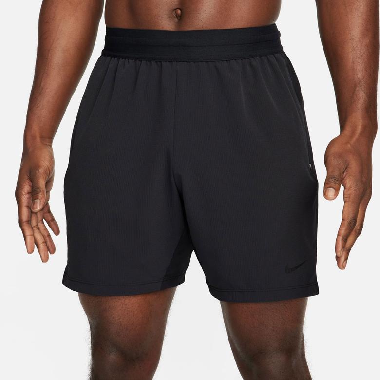 Nike Dri Fit Flex Rep 4.0 Erkek Siyah Koşu Şortu