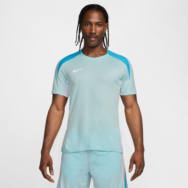 Nike Dri Fit Strike Erkek Mavi Futbol Üstü