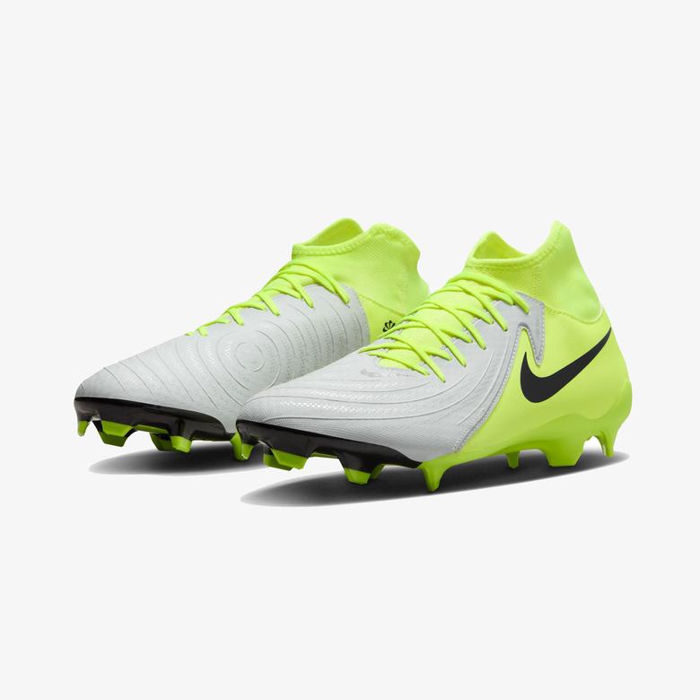 Nike Phantom Luna II Academy Fg/Mg Erkek Sarı Bilekli Çim Saha Kramponu