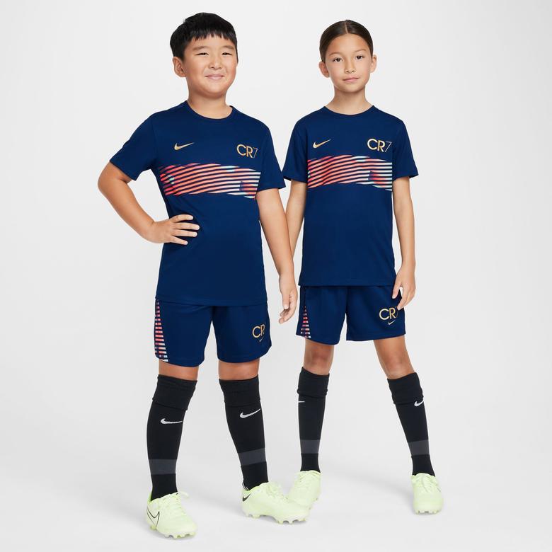 Nike Academy CR7 Çocuk Mavi Futbol Şortu
