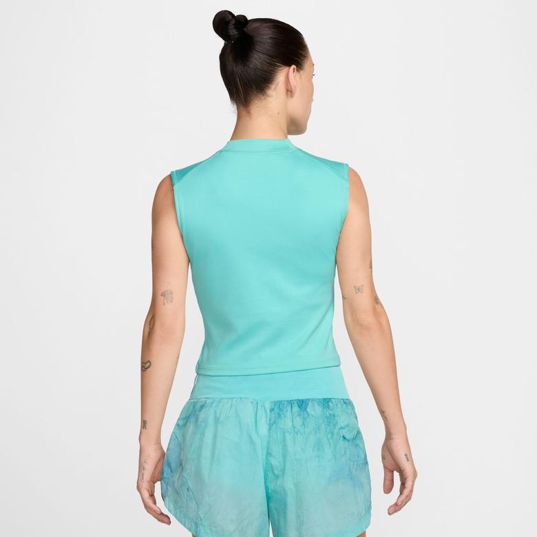 Nike Trail Dri-Fit Cepli Kadın Mavi Koşu Atlet