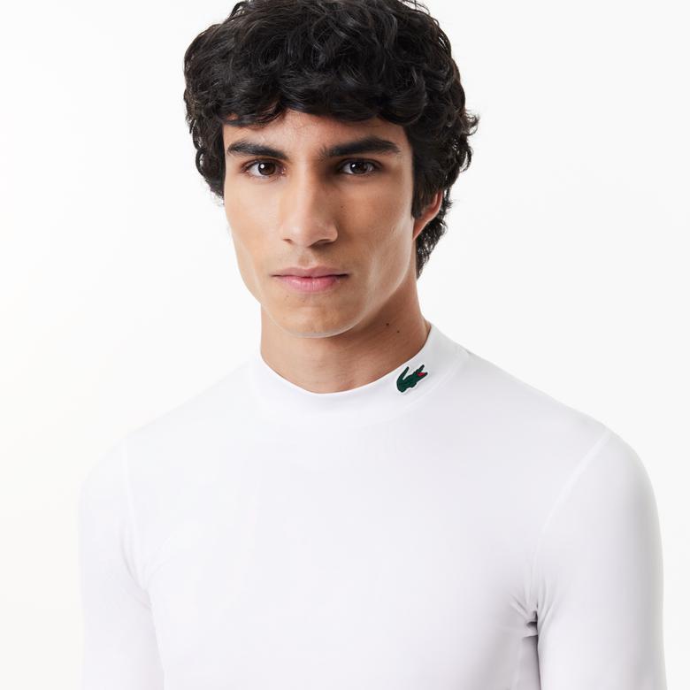 Lacoste Recycled Fiber Long-Sleeve Sports T-shirt